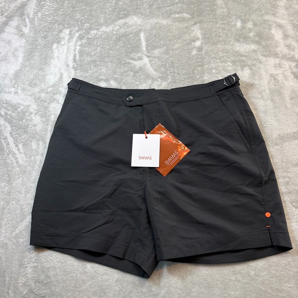 SWIMS Paloma Seersucker NWT Swim Shorts Mens Size 32